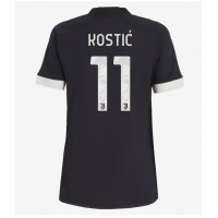 Camisa de Futebol Juventus Filip Kostic #11 Equipamento Alternativo Mulheres 2023-24 Manga Curta